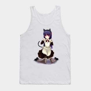 Kuroneko Anime - Sticker Tank Top